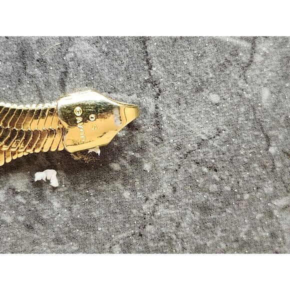 Avon Flat Twisted Gold Necklace 18" - Picture 5 of 5